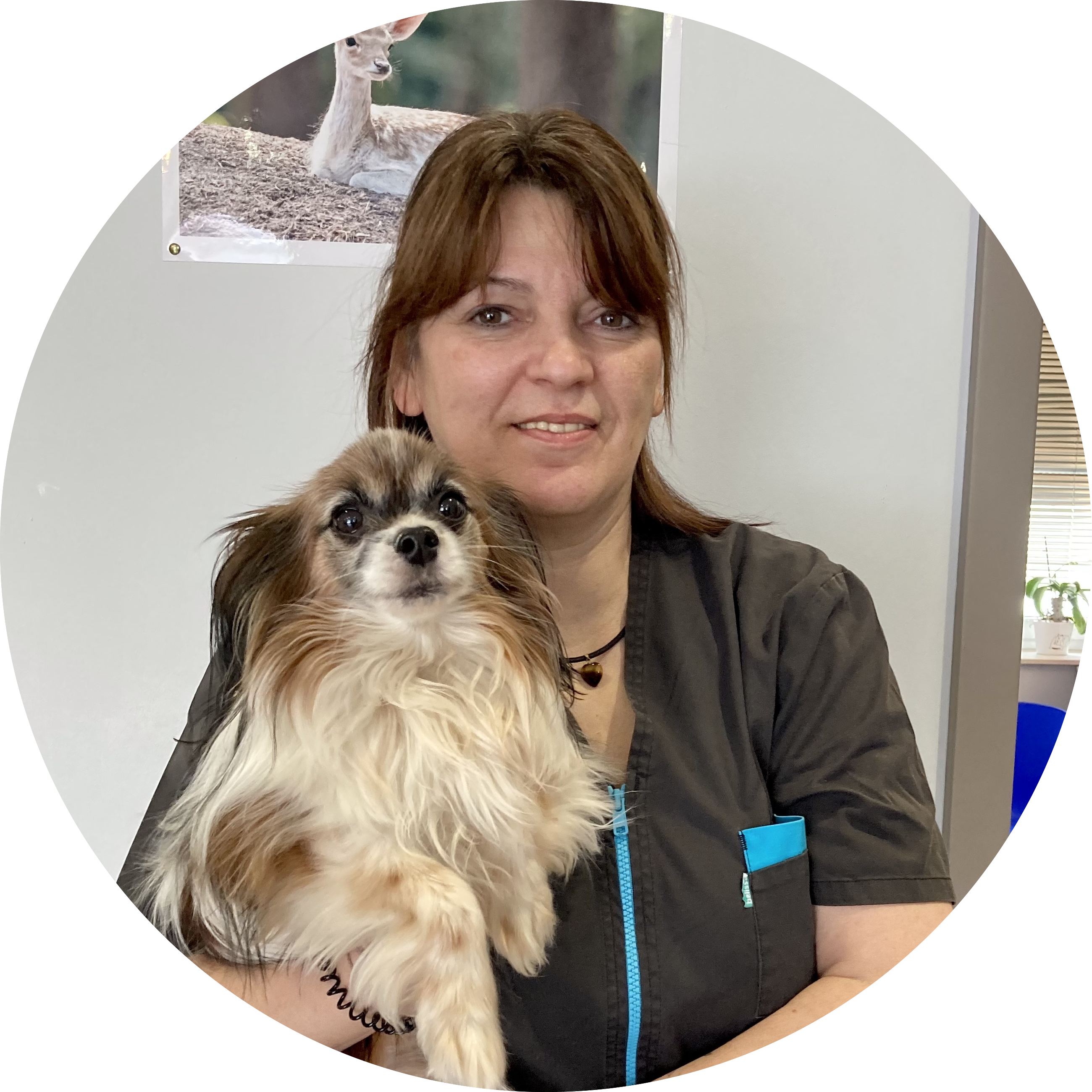 photo de profil de l'assistante Sabine